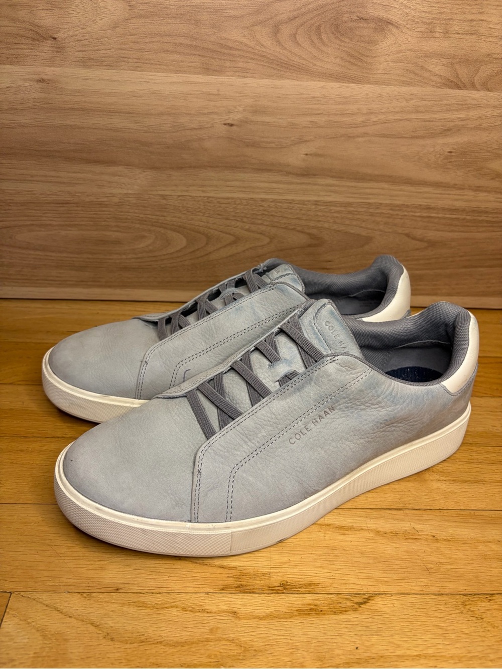 Cole Haan Men's Gray Slip On Sneakers - Size 9.5